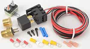 [PRF-30103] Painless Performance Products 30103: Fan-Thom II Electric Fan Relay Kit W/Thermostat Protection SPST 40 Amp Relay