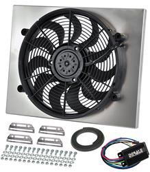 [DER-66821] Derale 66821: Multi-Speed Puller Fan With PWM Controller In Aluminum Shroud Universal Fit