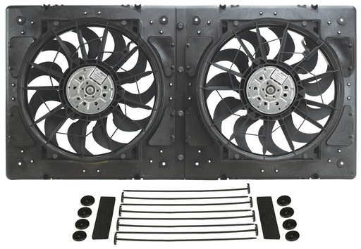 [DER-16934] Derale 16934: High-Output Dual Fan Assembly CFM: 4000