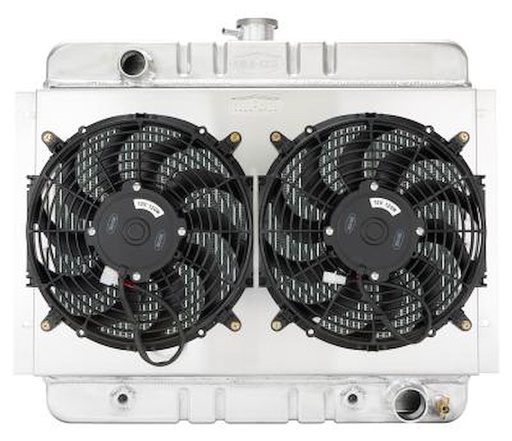 [RAD-CHN540ASK] Cold Case Radiators CHN540ASK: CHN540ASK Aluminum Performance Radiator with Fans & Shroud for 1962-1967 Chevy Nova
