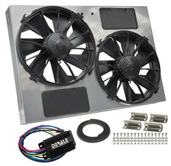 [DER-66927] Derale 66927: High-Output Dual Fan Assembly With PWM Controller