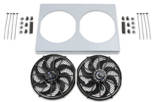 [FBR-FB522E] Frostbite Performance Cooling FB522E: Economy Series Aluminum Fan and Shroud Package