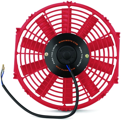 [MIO-MMFAN-12RD] Mishimoto MMFAN-12RD: 12" Low-Profile Universal Electric Fan 12V