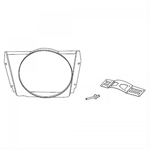 [VTA-370164] Vintage Air 370164: 370164 Fan Shroud Kit for 1961-1965 Ford F100 w/V8