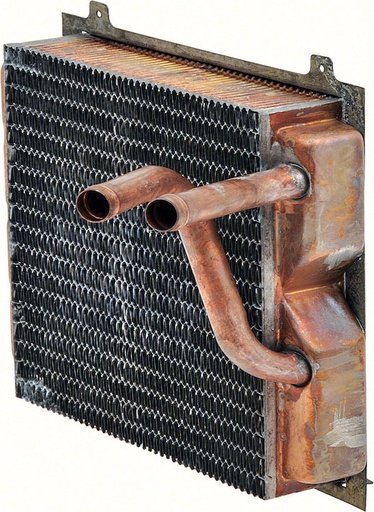 [OER-2936684] OER 2936684: 1965-71 Mopar B-Body W/O AC - Copper/Brass Heater Core (7-3/4" X 7-3/4" X 2") 5/8" Inlet/Outlet