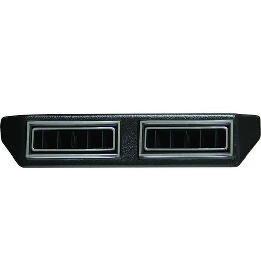 [VTA-630190] Vintage Air 630190: 630190 Double Under Dash Louver Assembly [Black w/Chrome Accent]