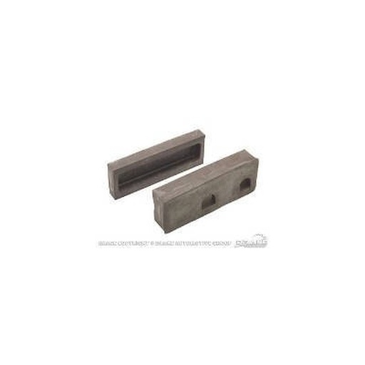 [SDK-C7ZZ-18500-C] Scott Drake C7ZZ-18500-C: Heater Core End Caps 1967-1968 Ford Mustang