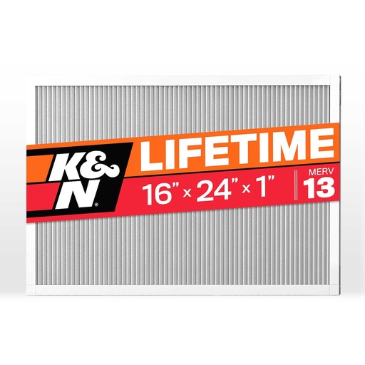 [KNN-HVC-13-11624] K&N HVC-13-11624: HVC-13-11624 HVAC Filter; 16 x 24 x 1, MERV 13