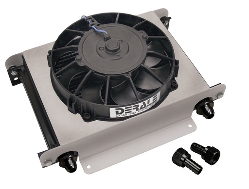 [DER-15960] Derale 15960: Remote Mount Fluid Cooler Kit -8AN Inlets
