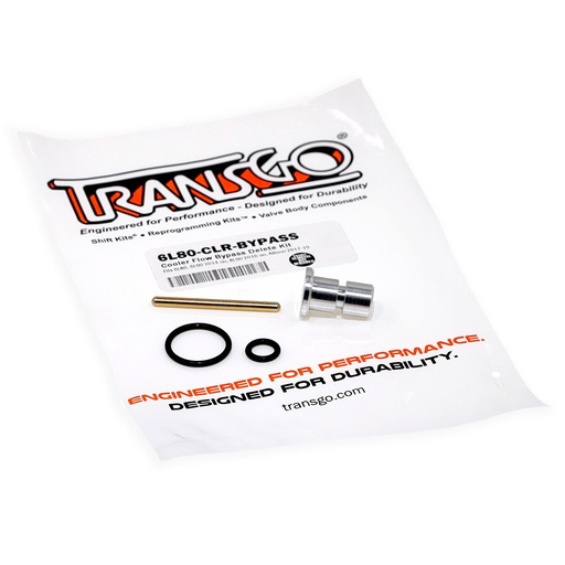 [TRG-6L80CLRBYPAS] Trans Go 6L80CLRBYPAS: Automatic Transmission Oil Cooler Bypass Kit, 6L80, 6L90 2014-On, 8L90 2016-On, Allison 2017-19
