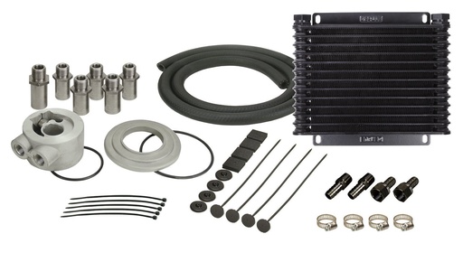 [DER-15405] Derale 15405: Engine Oil Cooler With Sandwich Adapter Kit Plate & Fin