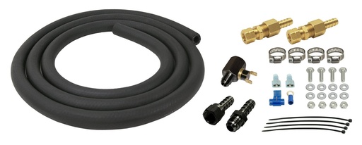 [DER-13022] Derale 13022: Transmission Cooler Plumbing Kit with Thermostat 180°F In-Line Thermostat