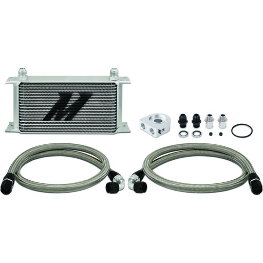 [MIO-MMOC-UL] Mishimoto MMOC-UL: Universal Single Pass Oil Cooler Kit - 19 Row