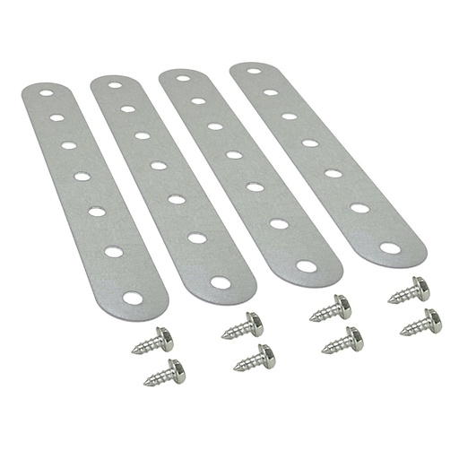 [DER-13002] Derale 13002: Universal Metal Rigid Mounting Kit 4/pkg.
