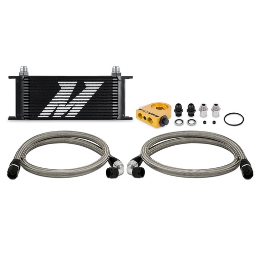 [MIO-MMOC-U16TBK] Mishimoto MMOC-U16TBK: Oil Cooler Kit 16-Row Blk