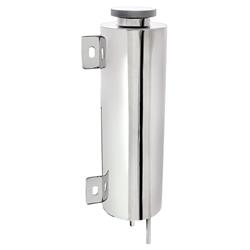 [UPD-A6132] United Pacific A6132: A6132 10" Universal Polished Stainless Steel Radiator Overflow Tank