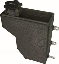 [MOR-43001] Moroso 43001: 43001 Coolant Expansion Tank Fits Select Late-Model Polaris RZR Side-by-Side [Black Powder-Coated Finish]