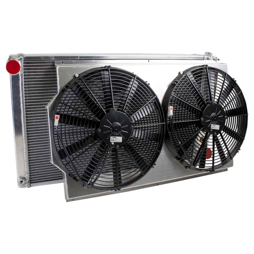 [GRI-CU-70013] Griffin Radiators CU-70013: PerformanceFit Radiator Combo Unit for 1967-1991 Chevy/GMC C/K Series Truck/Blazer/Suburban with Transmission Cooler