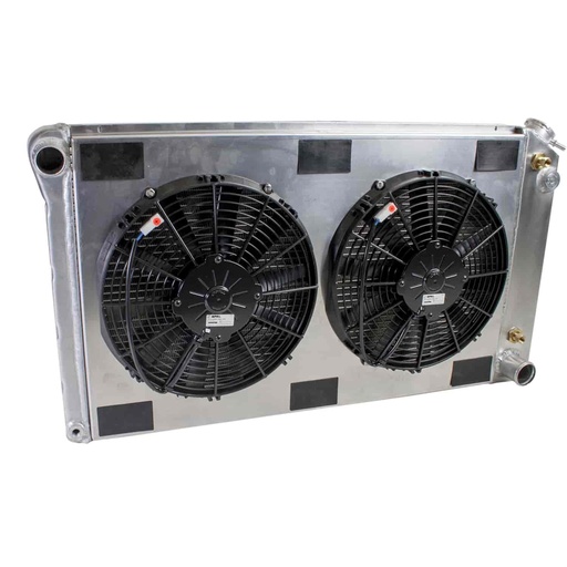 [GRI-CU-70006] Griffin Radiators CU-70006: ExactFit Radiator ComboUnit for GM 1968-1977 A Body, 1978-1988 G Body, 1970-1981 F Body with Transmission Cooler
