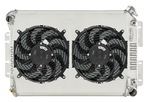 [RAD-CHC547ASK] Cold Case Radiators CHC547ASK: Aluminum Performance Radiator with Fan and Shroud Kit 1967-1969 GM F-Body with GM LS Swap Engine