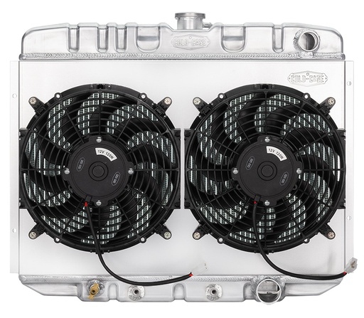 [RAD-FOM587AK] Cold Case Radiators FOM587AK: Aluminum Performance Radiator with Fan 1967-1970 Ford Mustang