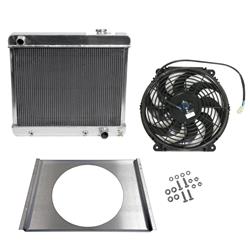 [SUM-384009-KIT1] Summit Racing™ Performance Fit Aluminum Radiator and Fan Combos