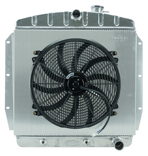 [RAD-GMT567AK] Cold Case Radiators GMT567AK: GMT567AK Aluminum Performance Radiator & Fan Kit for 1955-1959 Chevy Pickup w/V8 Engine