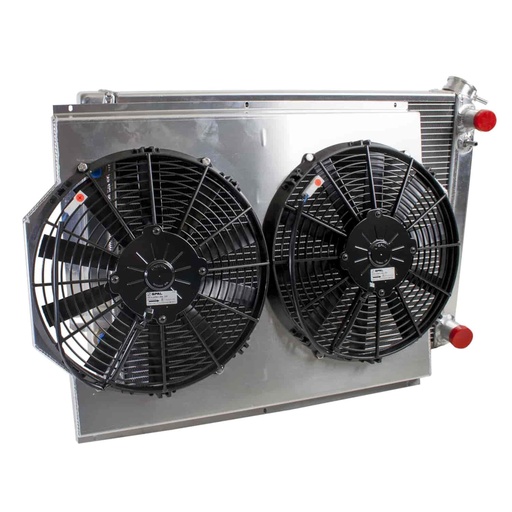[GRI-CU-70009-LS] Griffin Radiators CU-70009-LS: PerformanceFit Radiator ComboUnit for GM 1964-1967 A Body & 1967-1969 F Body with Transmission Cooler