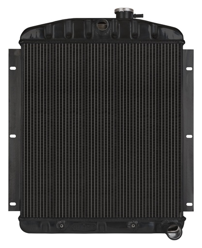 [RAD-GMT568AB] Cold Case Radiators GMT568AB: GMT568AB Black Night Rider Series Aluminum Radiator for 1947-1954 Chevy Pickup