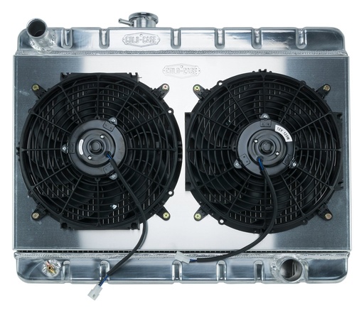 [RAD-GPG34K] Cold Case Radiators GPG34K: Aluminum Performance Radiator with Fan 1966-1967 Pontiac GTO