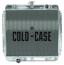 [RAD-FOM560A] Cold Case Radiators FOM560A: Aluminum Performance Radiator 1967-1970 Ford Mustang