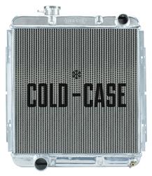 [RAD-FOM564-5] Cold Case Radiators FOM564-5: Aluminum Performance Radiator 1964.5-1966 Ford Mustang 5.0L V8 w/Manual Transmission - Staggered Inlet/Outlet