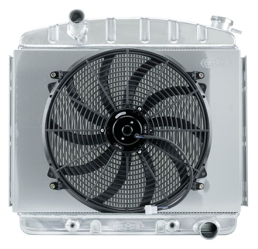 [RAD-CHT563A-7K] Cold Case Radiators CHT563A-7K: Aluminum Performance Radiator with Fan 1957 Full Size Chevy