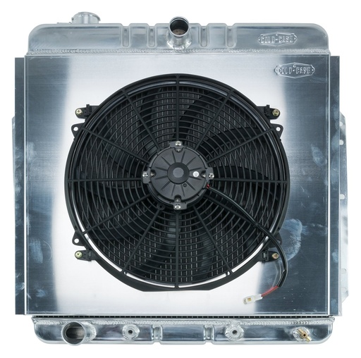 [RAD-FOT576AK] Cold Case Radiators FOT576AK: Aluminum Performance Radiator with Fan 1953-1956 Ford F100