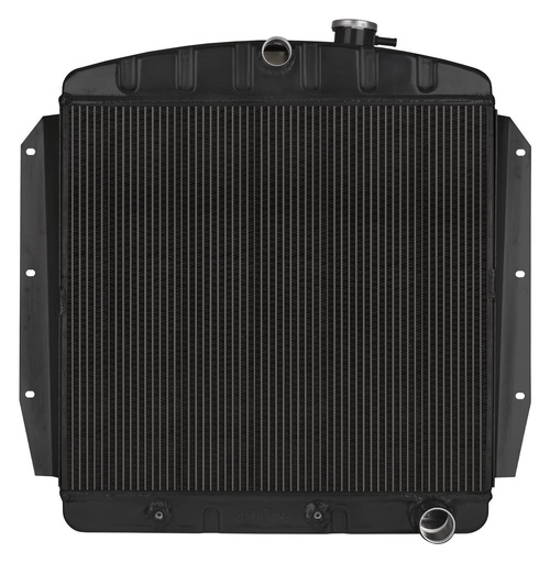 [RAD-GMT567AB] Cold Case Radiators GMT567AB: GMT567AB Black Night Rider Series Aluminum Radiator for 1955-1959 Chevy Pickup