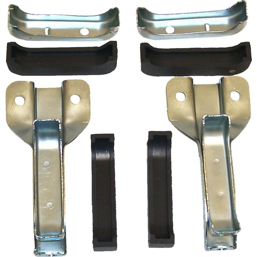 [HCT-J4056-67] Brothers Trucks J4056-67: J4056-67 Radiator Retainer Set, 8-Pieces, 4-Row, 1967-1972 Chevy/GMC C/K Series Truck, Blazer/Jimmy & Suburban