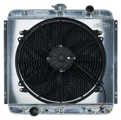 [RAD-FOM560AK] Cold Case Radiators FOM560AK: Aluminum Performance Radiator with Fan 1967-1970 Ford Mustang