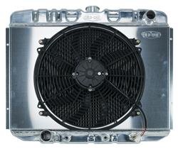 [RAD-FOM588AK] Cold Case Radiators FOM588AK: Aluminum Performance Radiator with Fan 1967-1970 Ford Mustang