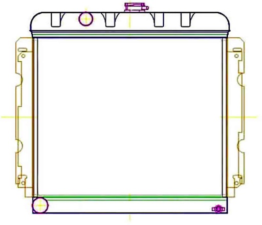 [GRI-5-00161] Griffin Radiators 5-00161: ExactFit Radiator for 1966-1969 Chrysler B Body Belvedere/Satellite/Coronet/Charger with Big Block