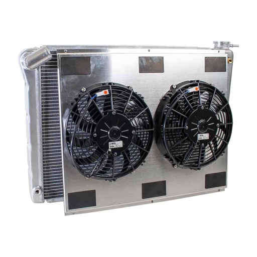 [GRI-CU-00063] Griffin Radiators CU-00063: ExactFit Radiator ComboUnit for 1966-1968 Corvette