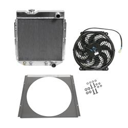 [SUM-384005-KIT1] Summit Racing™ Performance Fit Aluminum Radiator and Fan Combos