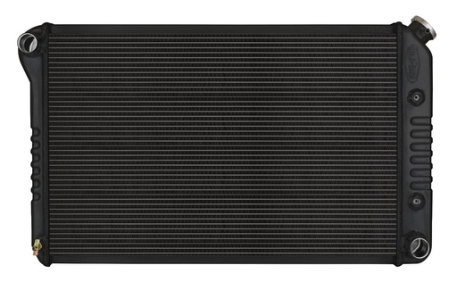 [RAD-GMG544AB] Cold Case Radiators GMG544AB: GMG544AB Black Night Rider Series Aluminum Radiator for 1978-1988 GM G-Body, Auto Trans