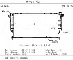 [OSC-1553] OSC Automotive Radiators