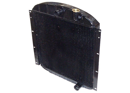 [HCT-GMHS359] Brothers Trucks GMHS359: GMHS359 Radiator, Copper/Brass, Black, V8, Manual Trans, 1955-1959 GMC Truck