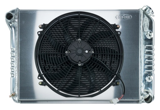 [RAD-CHN548AK] Cold Case Radiators CHN548AK: Aluminum Performance Radiator with Fan 1968-1979 Chevy Nova
