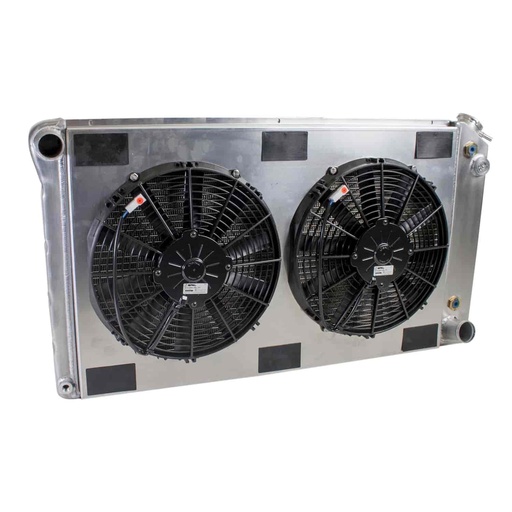 [GRI-CU-70015] Griffin Radiators CU-70015: ExactFit Radiator ComboUnit for 1967-1987 Chevy/GMC Pickup Truck, Blazer, Jimmy & Suburban with Small Block Chevy