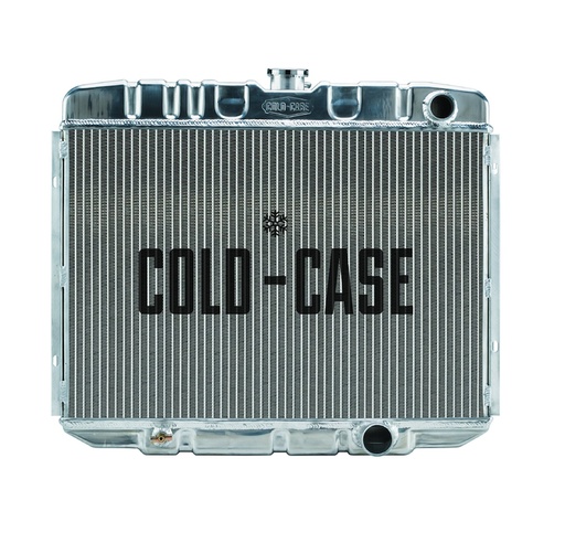 [RAD-FOM587] Cold Case Radiators FOM587: Aluminum Performance Radiator 1967-1970 Ford Mustang
