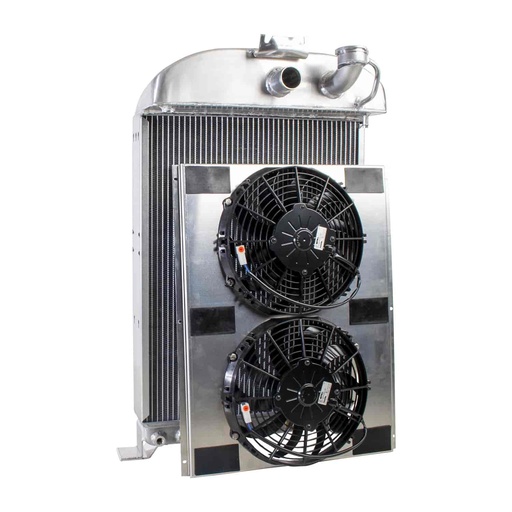 [GRI-CU-70082] Griffin Radiators CU-70082: ExactFit Radiator ComboUnit for 1933-1934 Ford with Early GM Engine