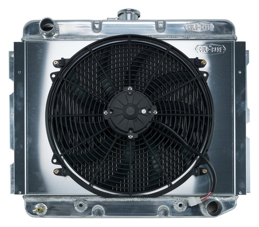 [RAD-MOP752AK] Cold Case Radiators MOP752AK: Aluminum Performance Radiator with Fan 1966-1973 Mopar B, C & E-Body