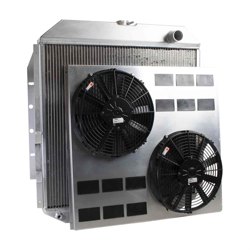 [GRI-CU-70138] Griffin Radiators CU-70138: ExactFit Radiator ComboUnit for 1966-1979 Ford Truck with Large Radiator